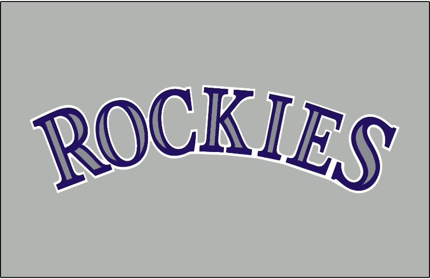 Colorado Rockies 1993 Jersey Logo fabric transfer